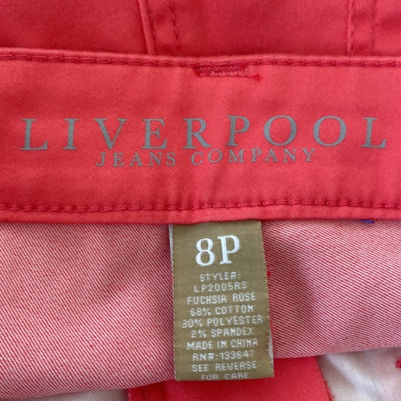 Liverpool Jeans Co. Abby Ankle Skinny Soft Stretchy Pants 8 Petite Fuchs… - Picture 8 of 11